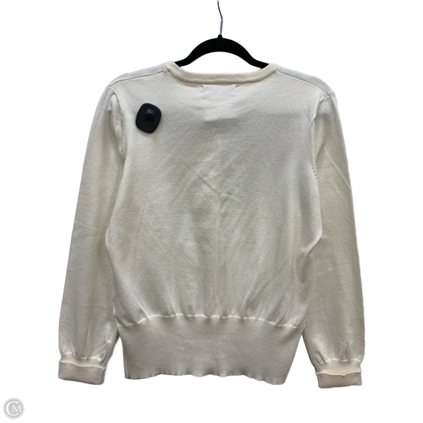 Sweater Cardigan By Jones New York In Cream, Size: Xl