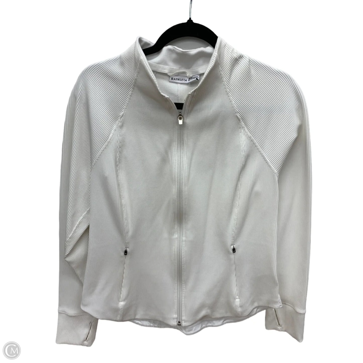 Athletic Jacket By Athleta In White, Size: Xl