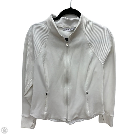 Athletic Jacket By Athleta In White, Size: Xl
