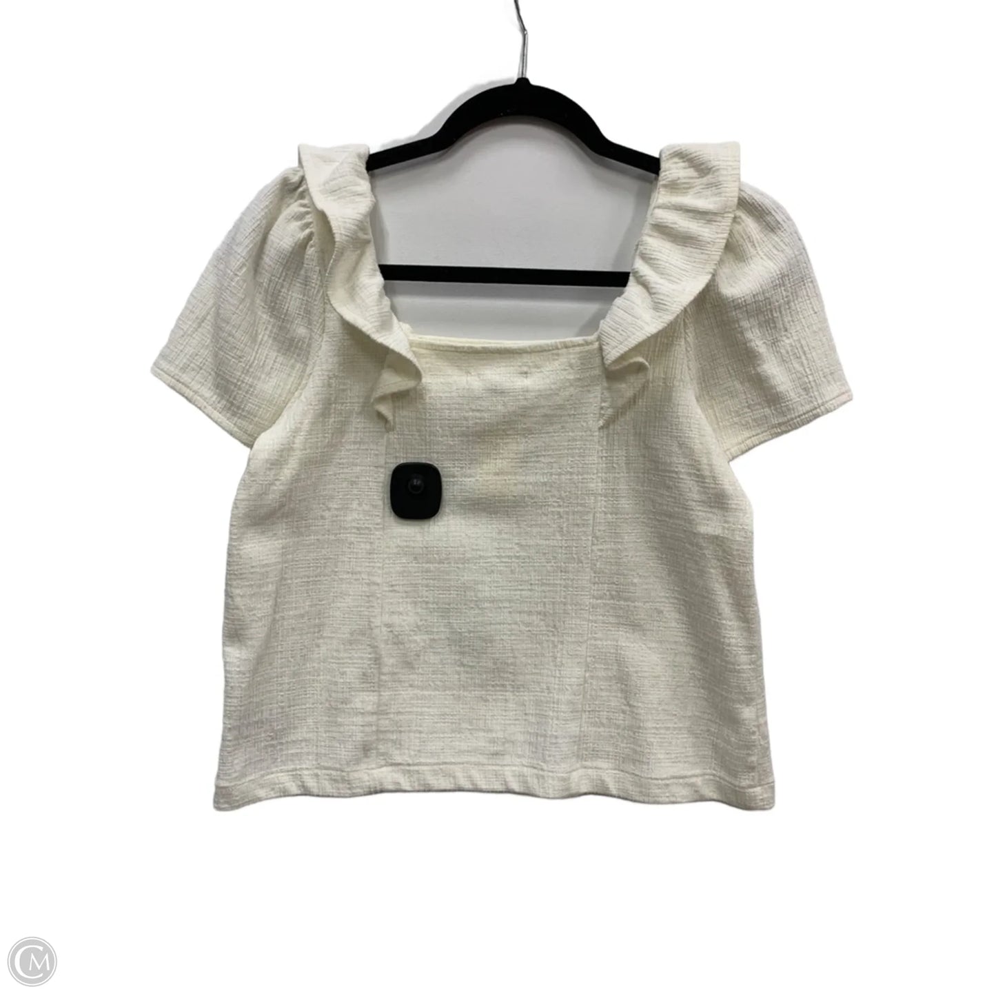 Top Short Sleeve By Madewell In Beige, Size: Xs