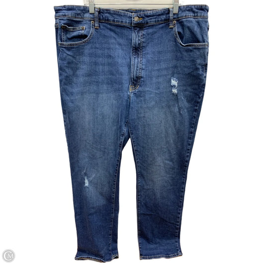Jeans Flared By Arizona In Blue Denim, Size: 28