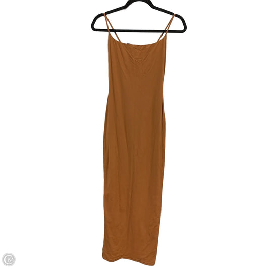 Dress Casual Maxi By Skims In Tan, Size: M