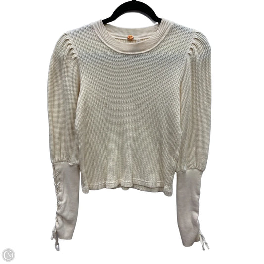Top Long Sleeve Basic By Free People In Cream, Size: S