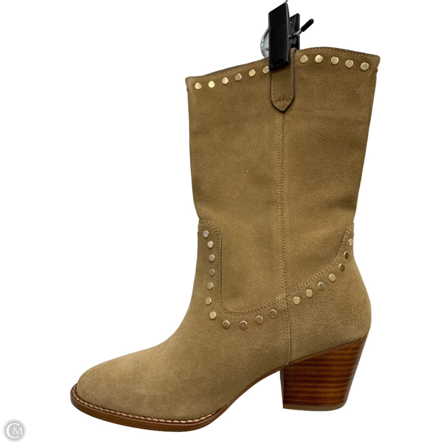 Boots Designer By Coach In Tan, Size: 6