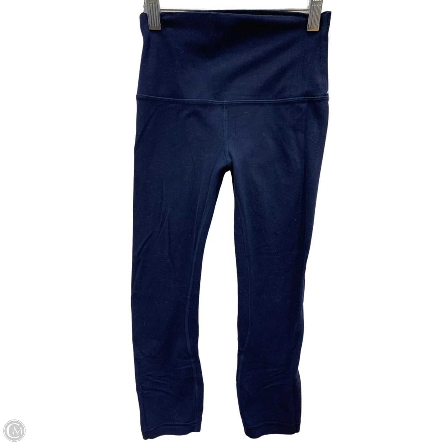 Athletic Leggings Capris By Lululemon In Navy, Size: S