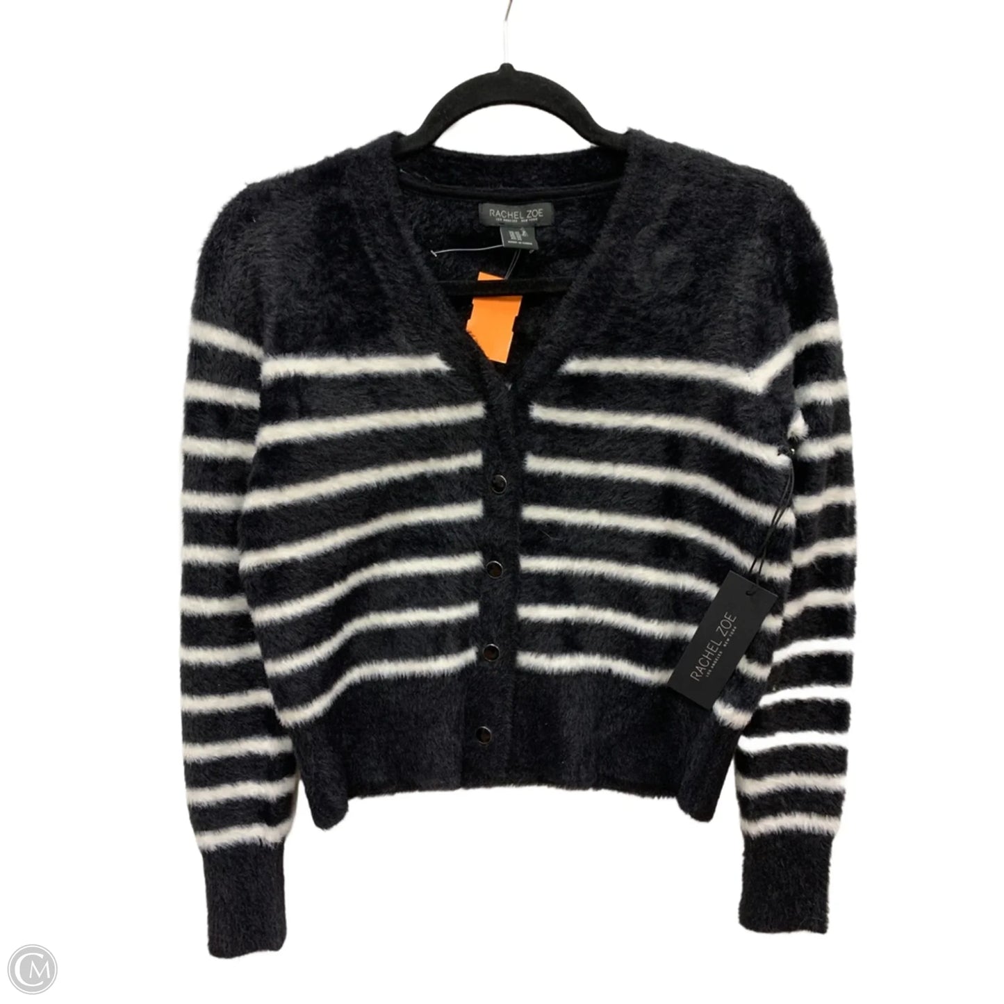 Cardigan By Rachel Zoe In Black & White, Size: Xs