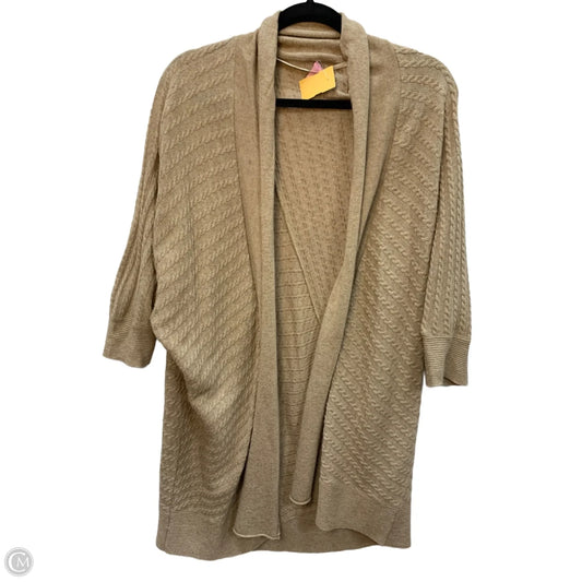 Cardigan Designer By Lilly Pulitzer In Tan, Size: Osfm