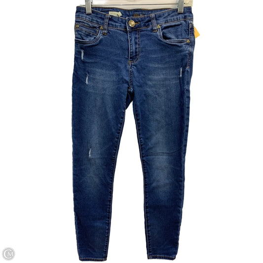 Jeans Skinny By Kut In Blue Denim, Size: 4p