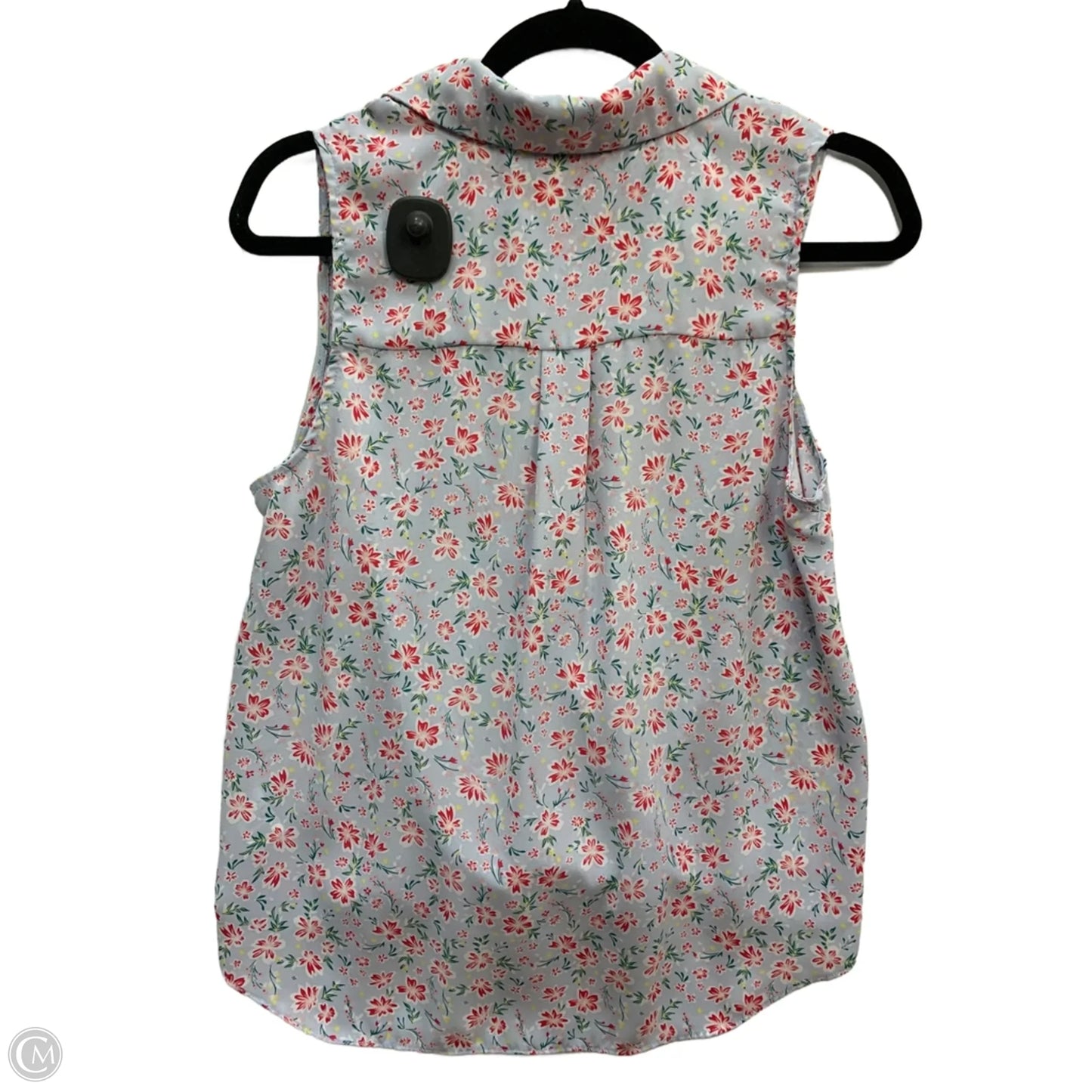 Top Sleeveless By Clothes Mentor In Blue & Pink, Size: S