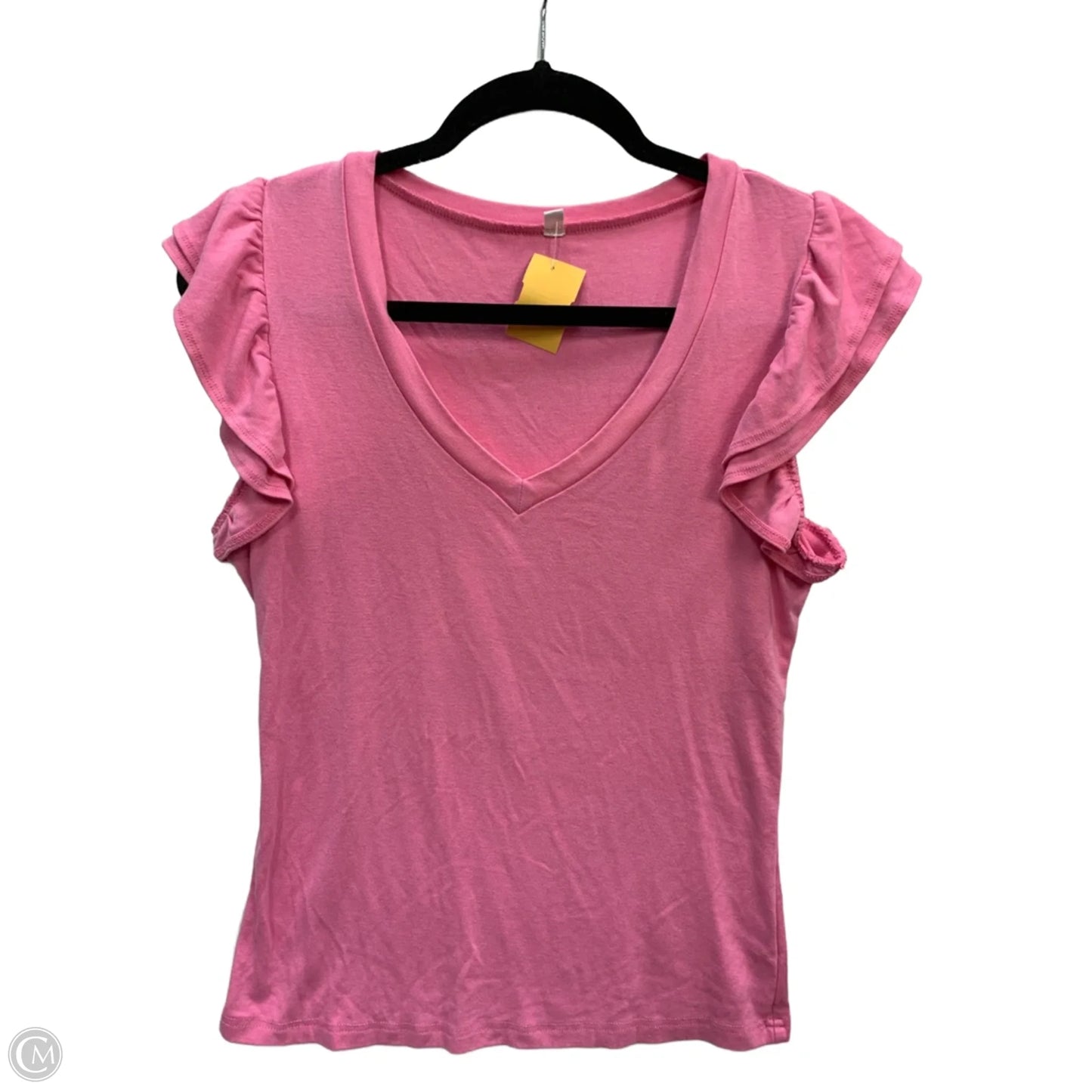 Top Short Sleeve By Clothes Mentor In Pink, Size: M