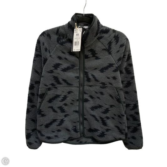 Jacket Fleece By Adidas In Grey, Size: Xs