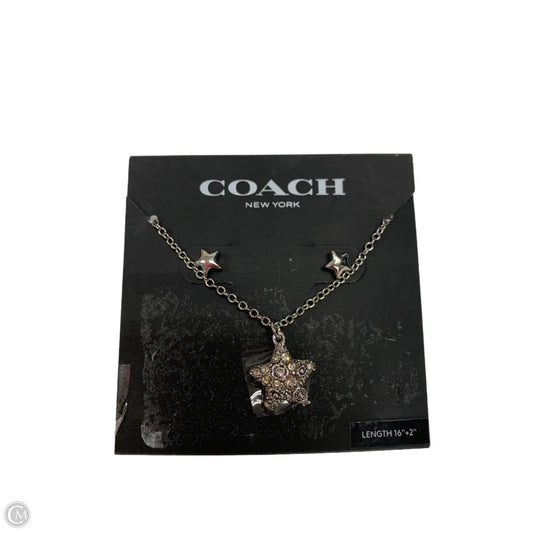 Necklace Set Designer By Coach, Size: 03 Piece Set