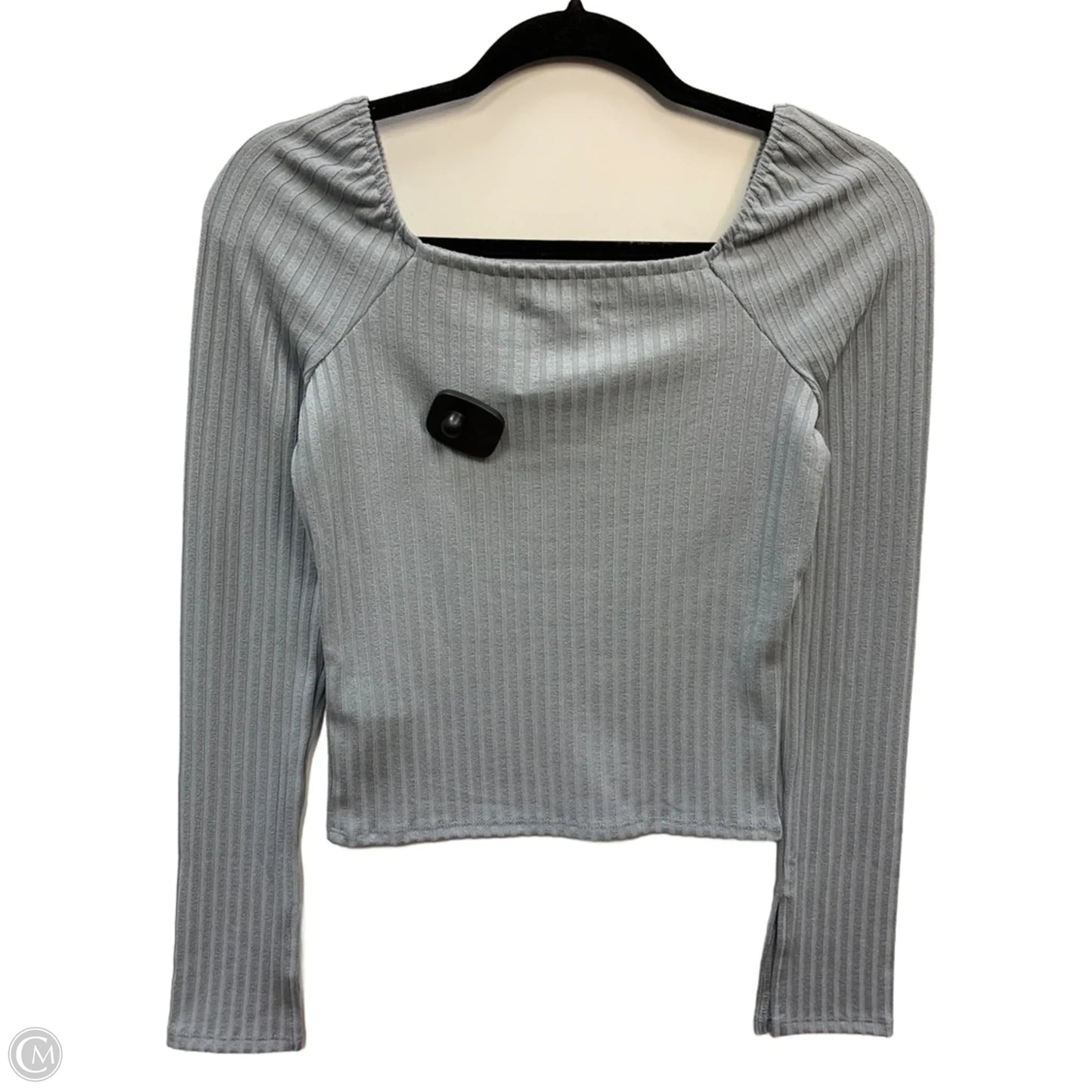 Top Long Sleeve By Madewell In Blue, Size: S