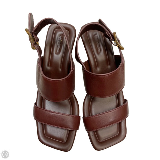 Shoes Heels Block By Vince Camuto In Maroon, Size: 6