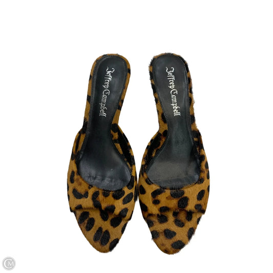 Shoes Heels Kitten By Jeffrey Campbell In Leopard Print, Size: 6