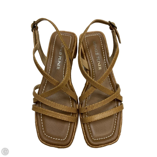 Shoes Heels Block By Donald Pliner In Tan, Size: 6