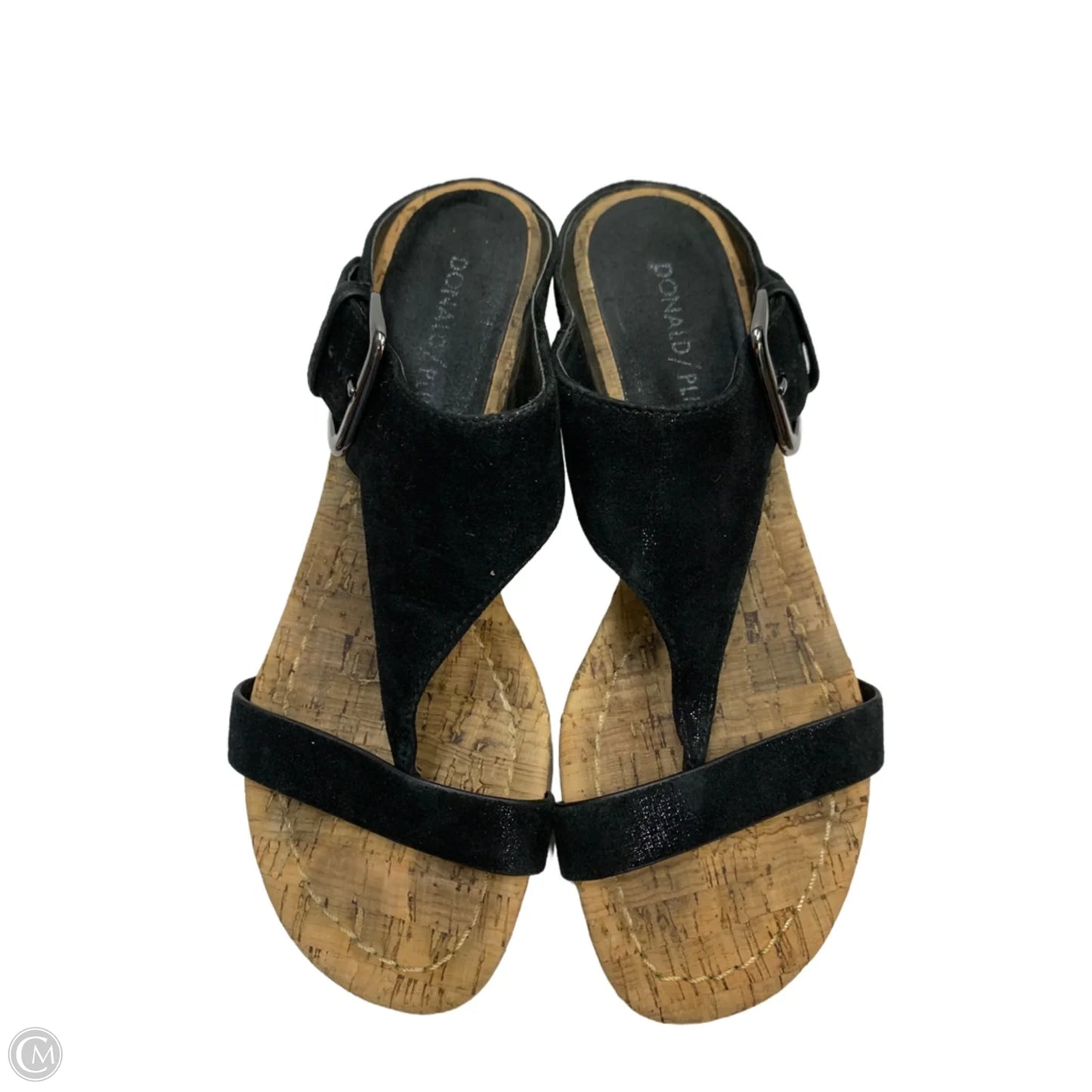 Sandals Flats By Donald Pliner In Black, Size: 6