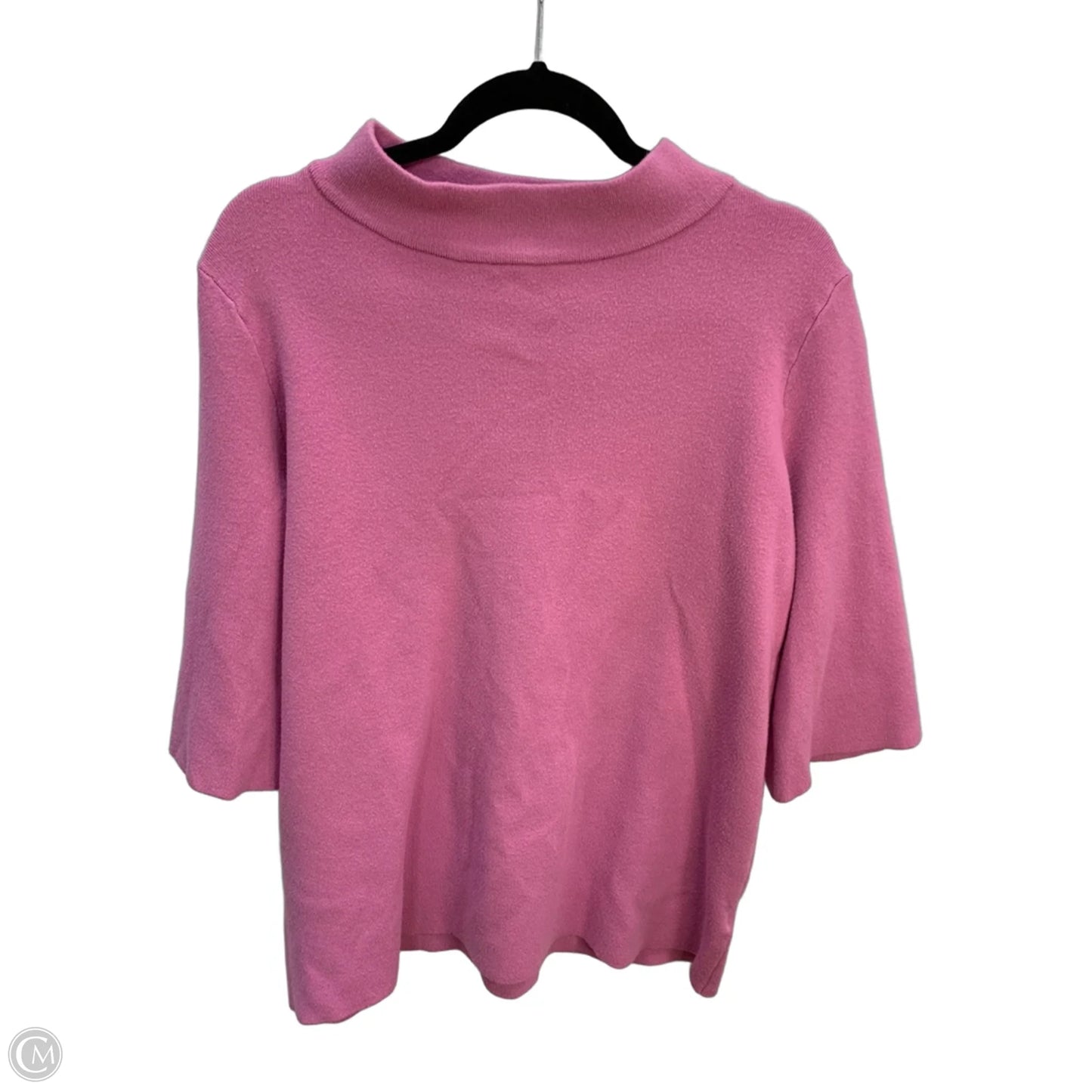 Sweater Short Sleeve By Clothes Mentor In Pink, Size: L
