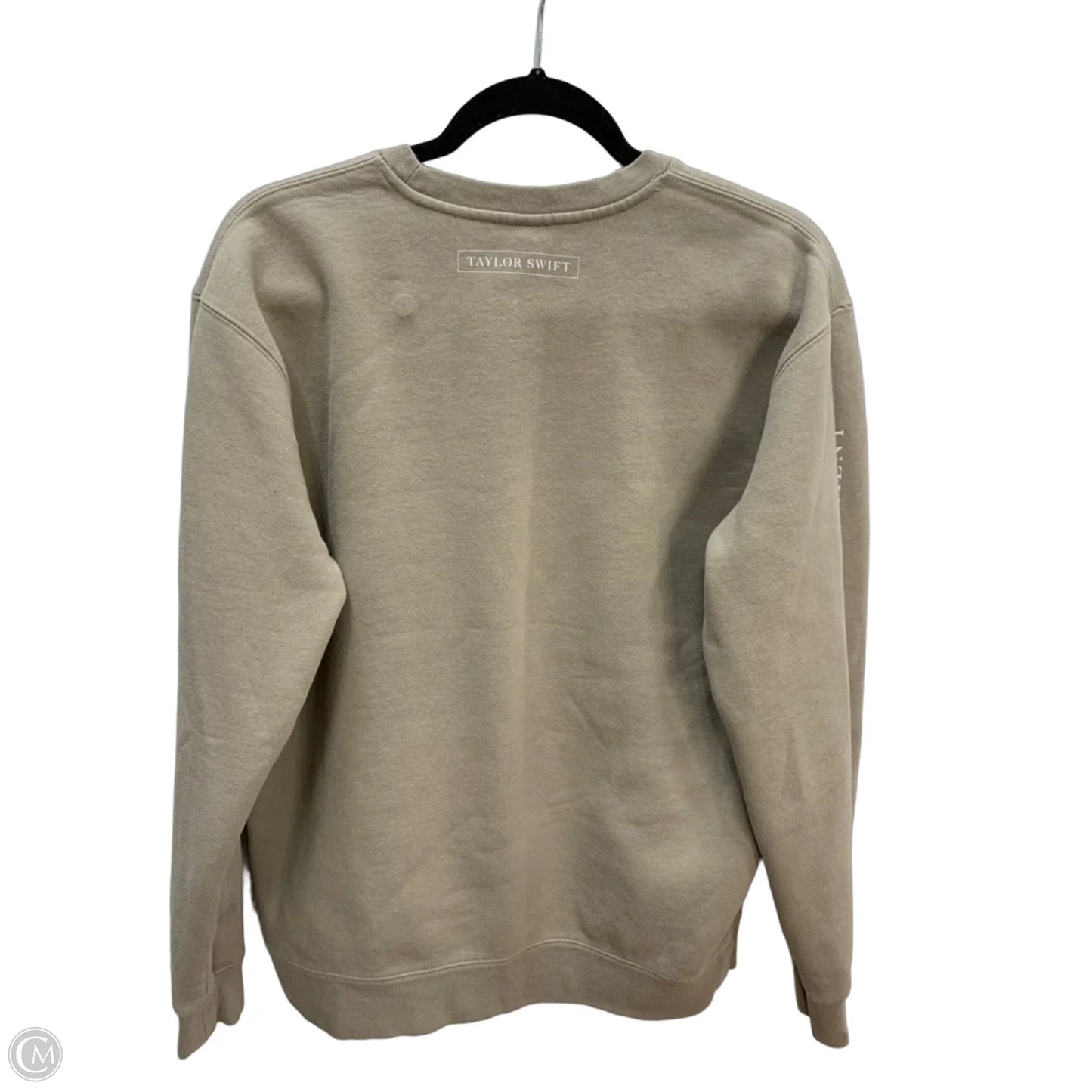 Sweatshirt Crewneck By Taylor In Tan, Size: M