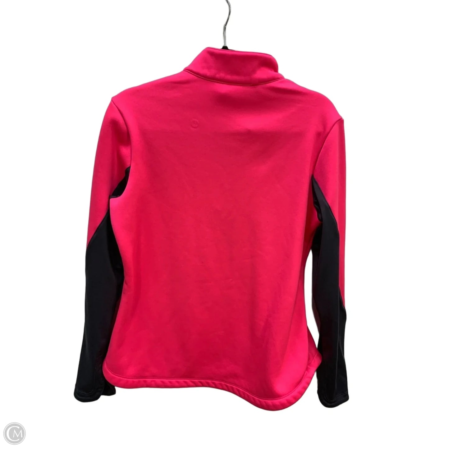Athletic Sweatshirt Collar By Under Armour In Pink, Size: L