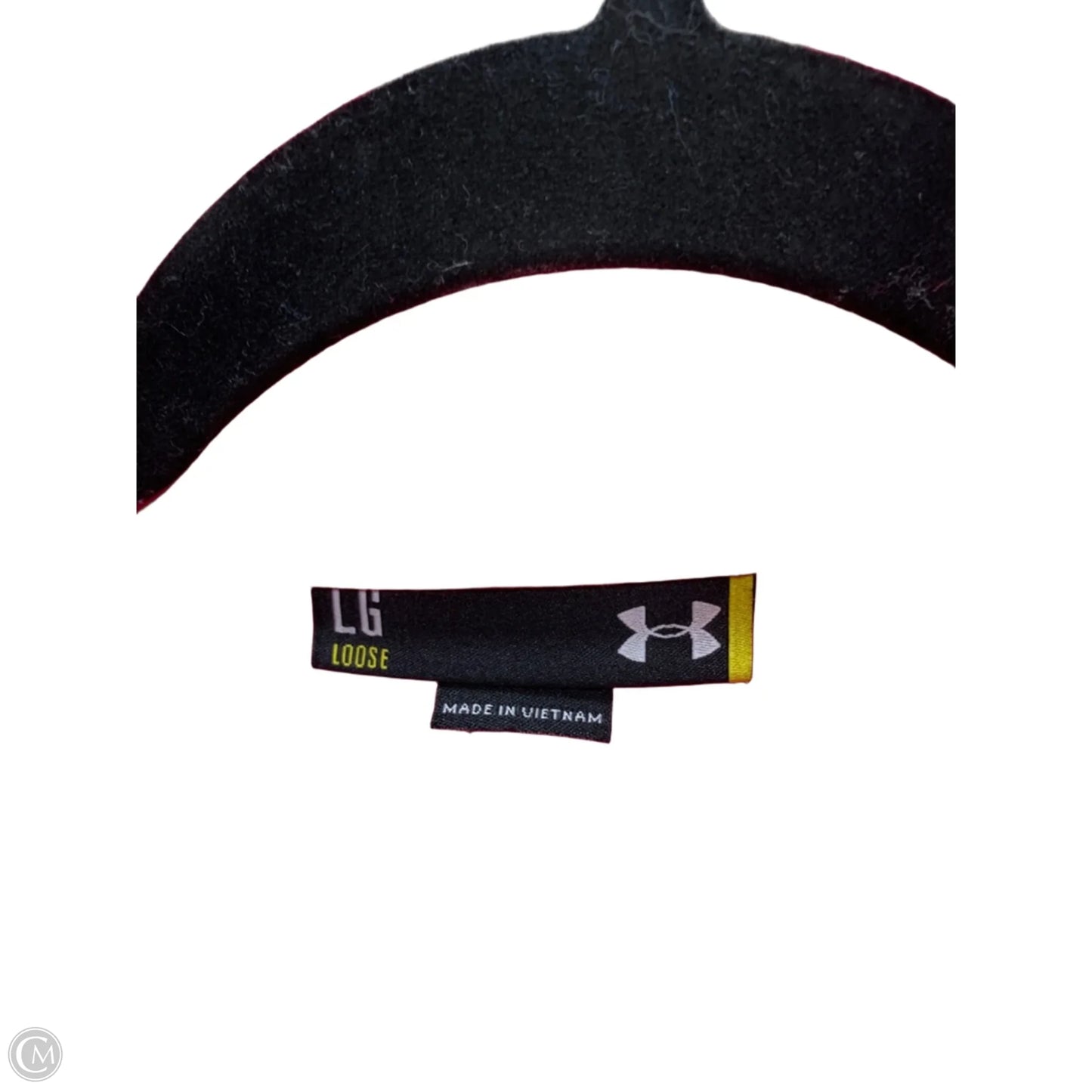 Athletic Sweatshirt Collar By Under Armour In Pink, Size: L