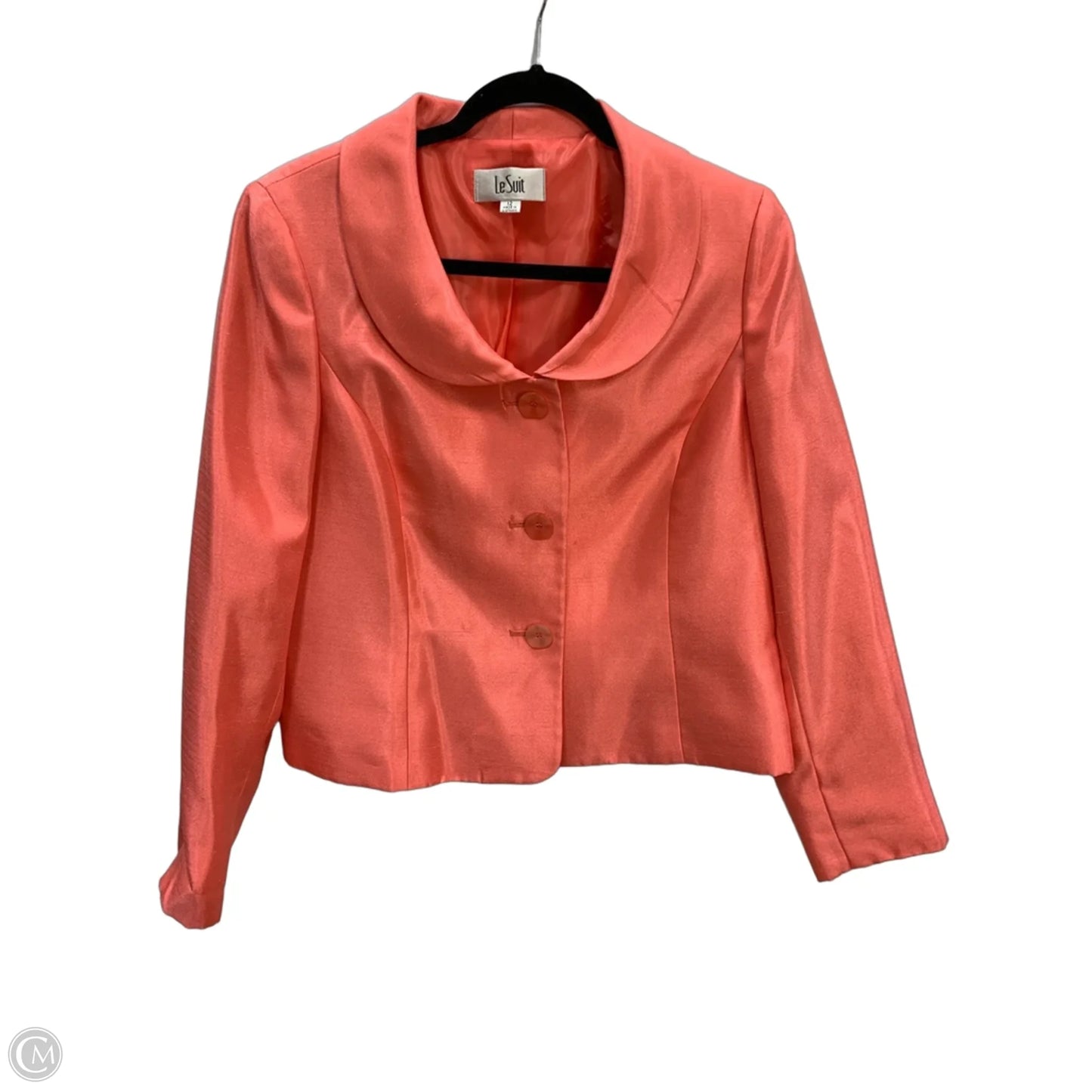 Blazer By Le Suit In Coral, Size: 12