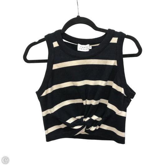 Tank Top By Cma In Black & Cream, Size: M