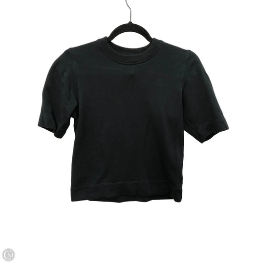 Blouse Short Sleeve By Everlane In Black, Size: S