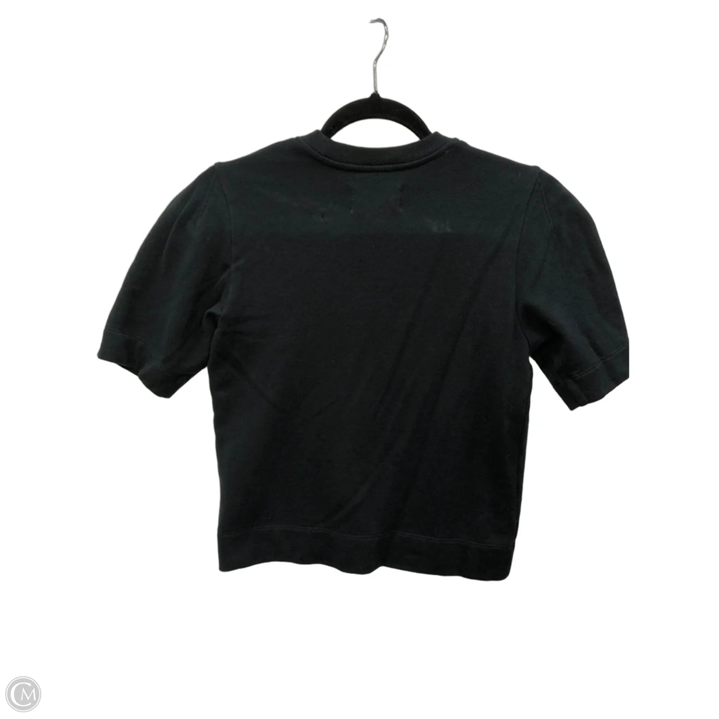 Blouse Short Sleeve By Everlane In Black, Size: S