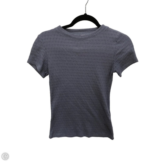 Top Short Sleeve Basic By Pilcro In Blue, Size: Xs
