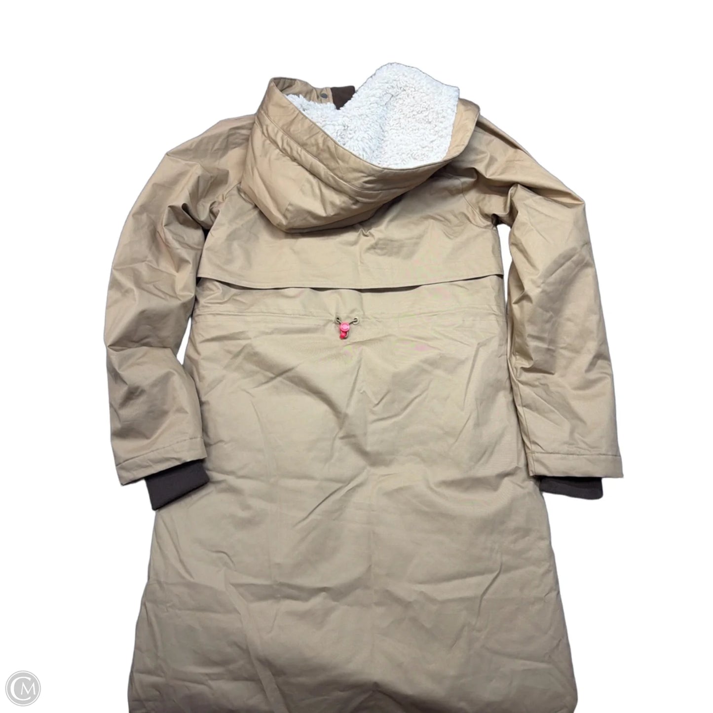Coat Designer By Hunter In Tan, Size: Xs