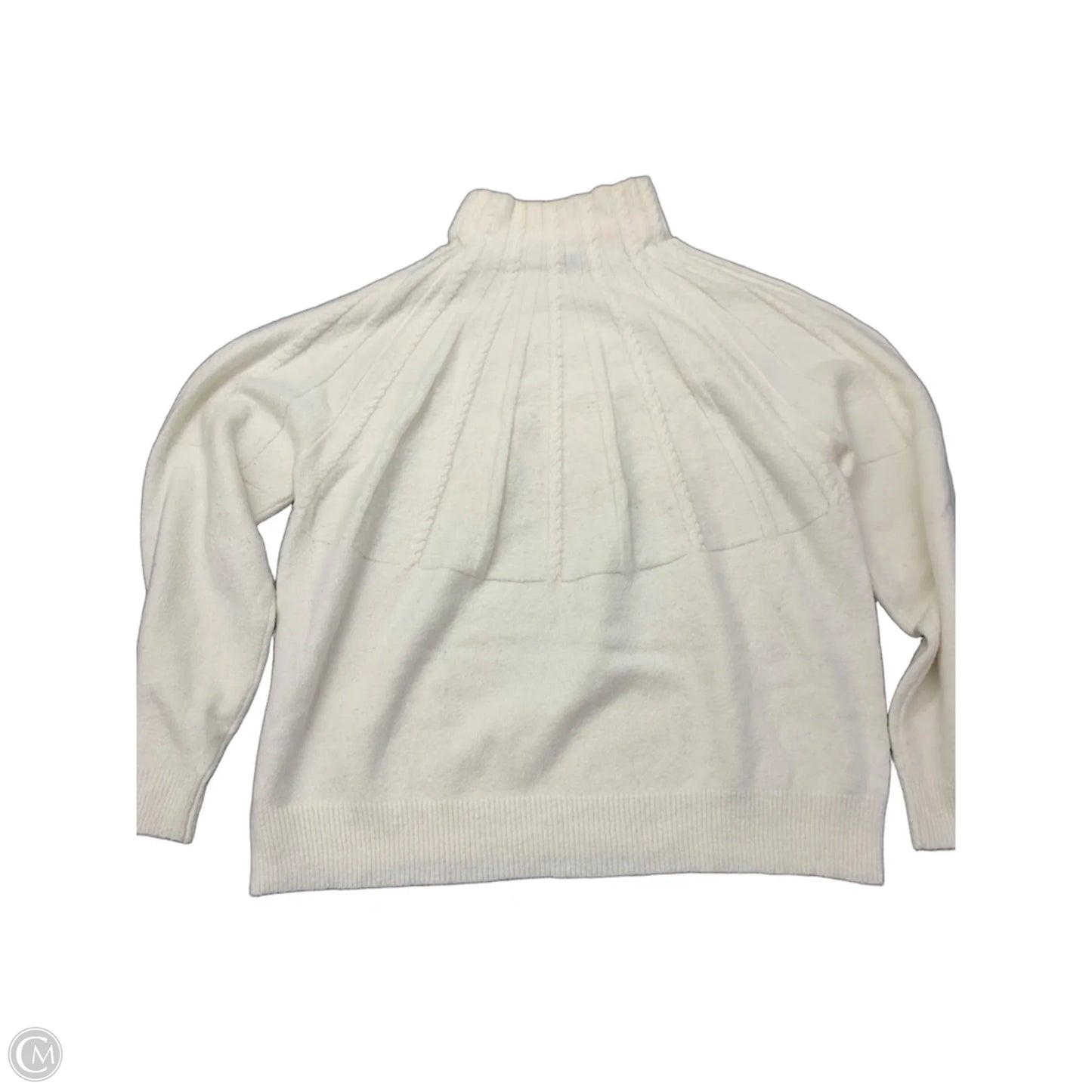 Sweater By Ann Taylor In Cream, Size: Xxl