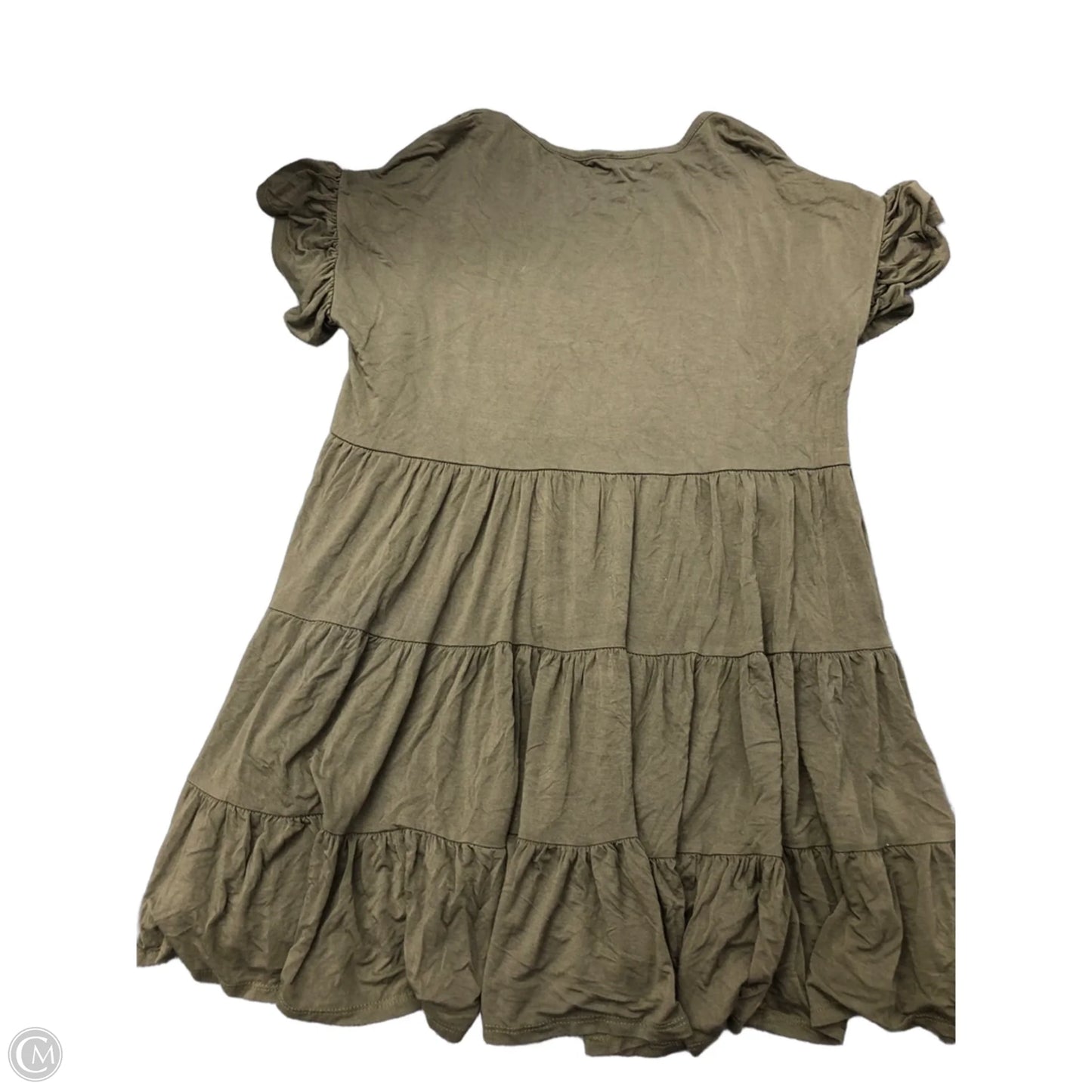 Blouse Short Sleeve By Beeson River In Green, Size: S