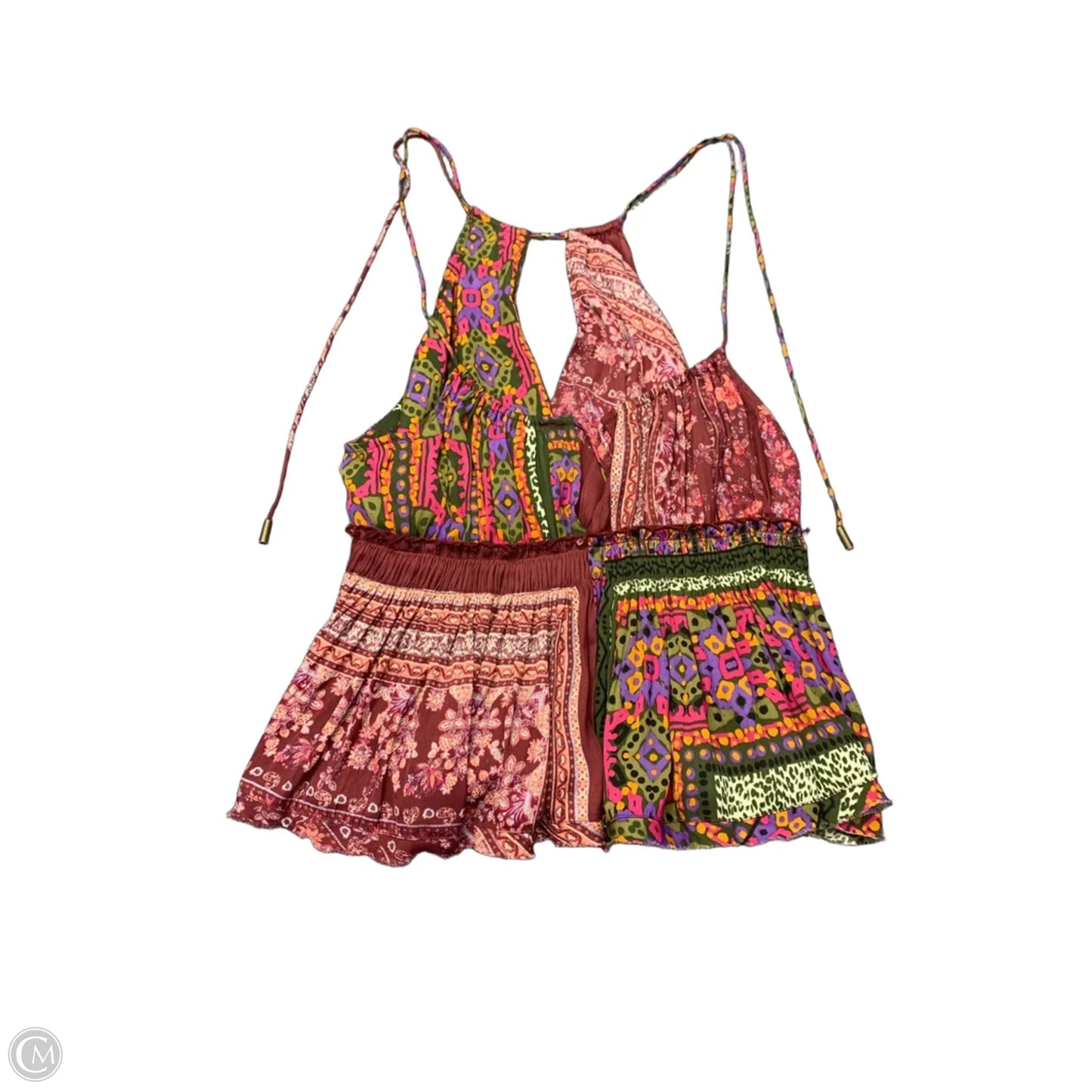 Tank Top By Free People In Maroon, Size: M