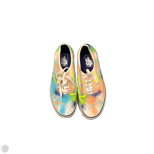 Shoes Flats By Vans In Multi-colored, Size: 10