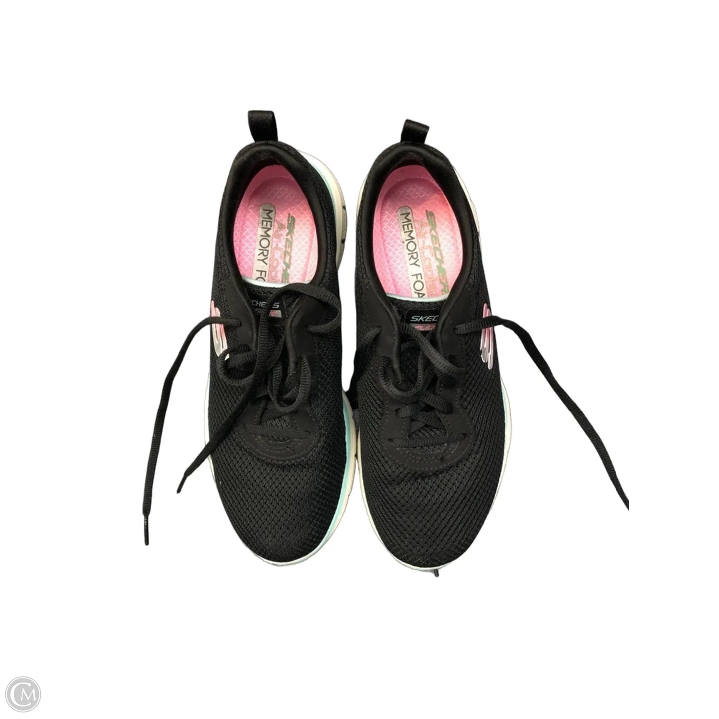 Shoes Sneakers By Skechers In Black & Blue, Size: 6