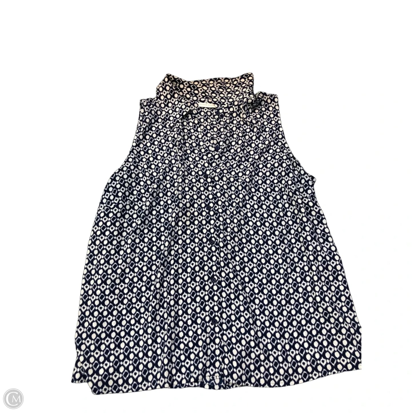 Tank Top By Susan Graver In Blue & White, Size: 20