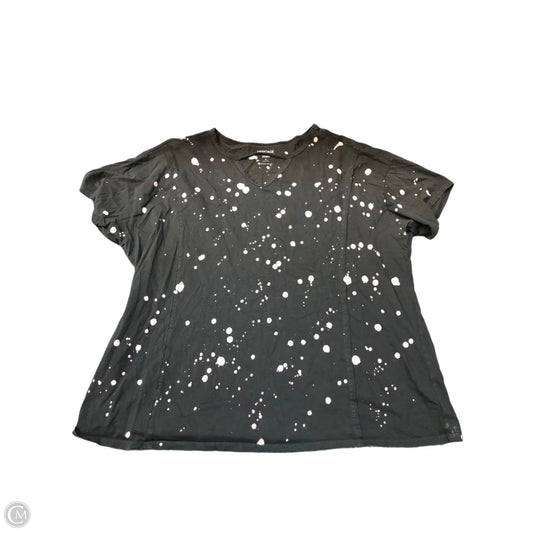 Top Short Sleeve Basic By Torrid In Grey & Pink, Size: 3x