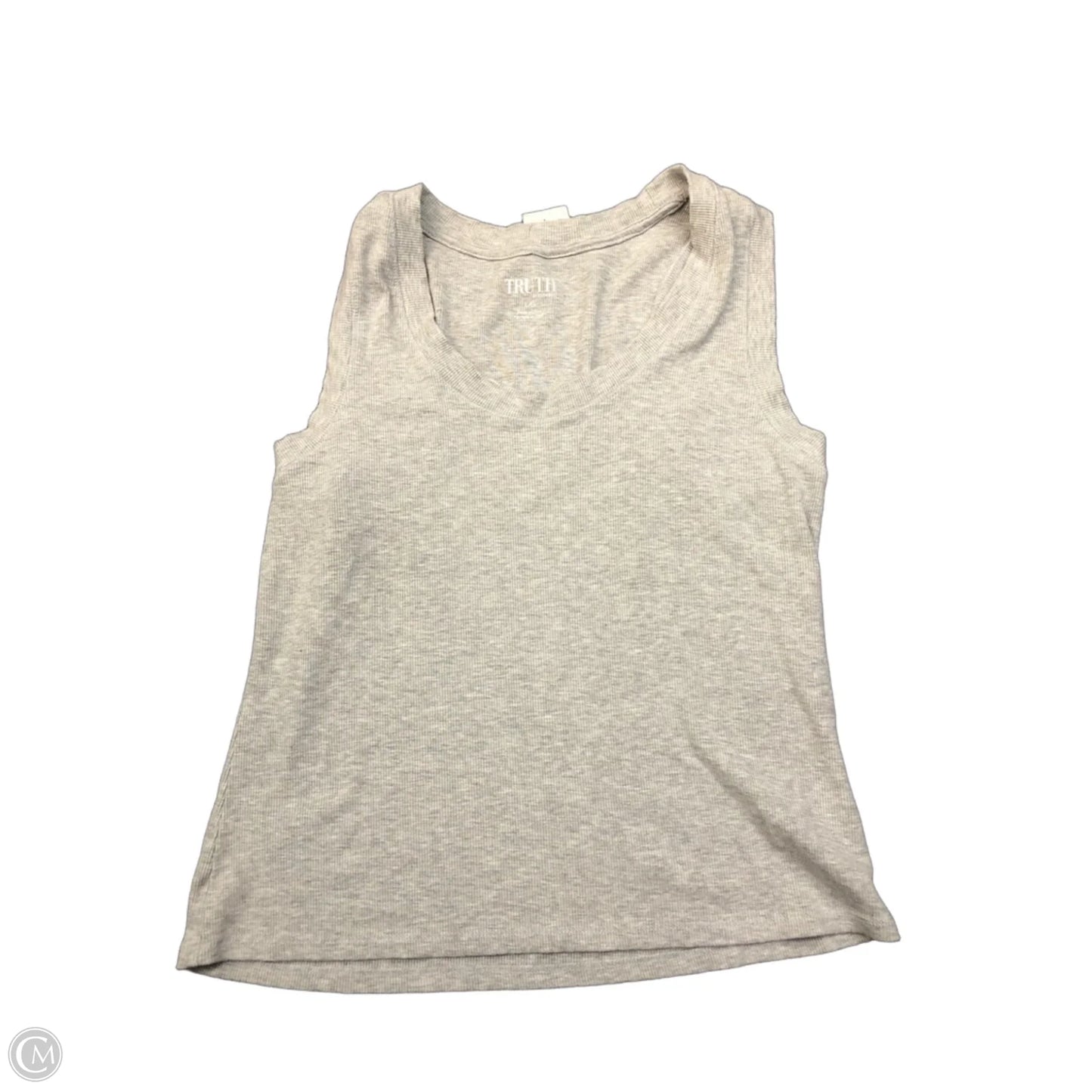 Tank Top By Truth In Grey, Size: L