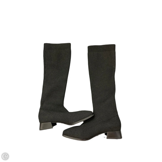 Boots Mid-calf Flats By Vivaia In Black, Size: 6.5