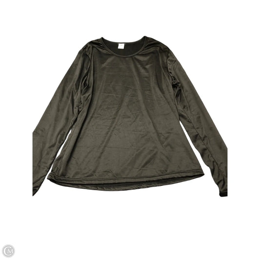 Athletic Top Long Sleeve Crewneck By Clothes Mentor In Black, Size: 2x