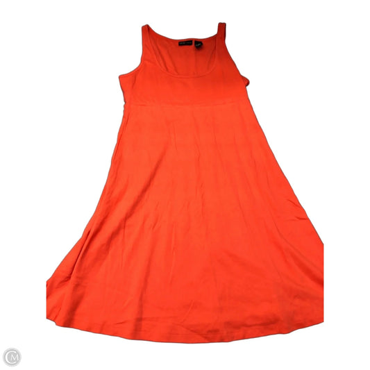 Dress Casual Midi By New York And Co In Coral, Size: M