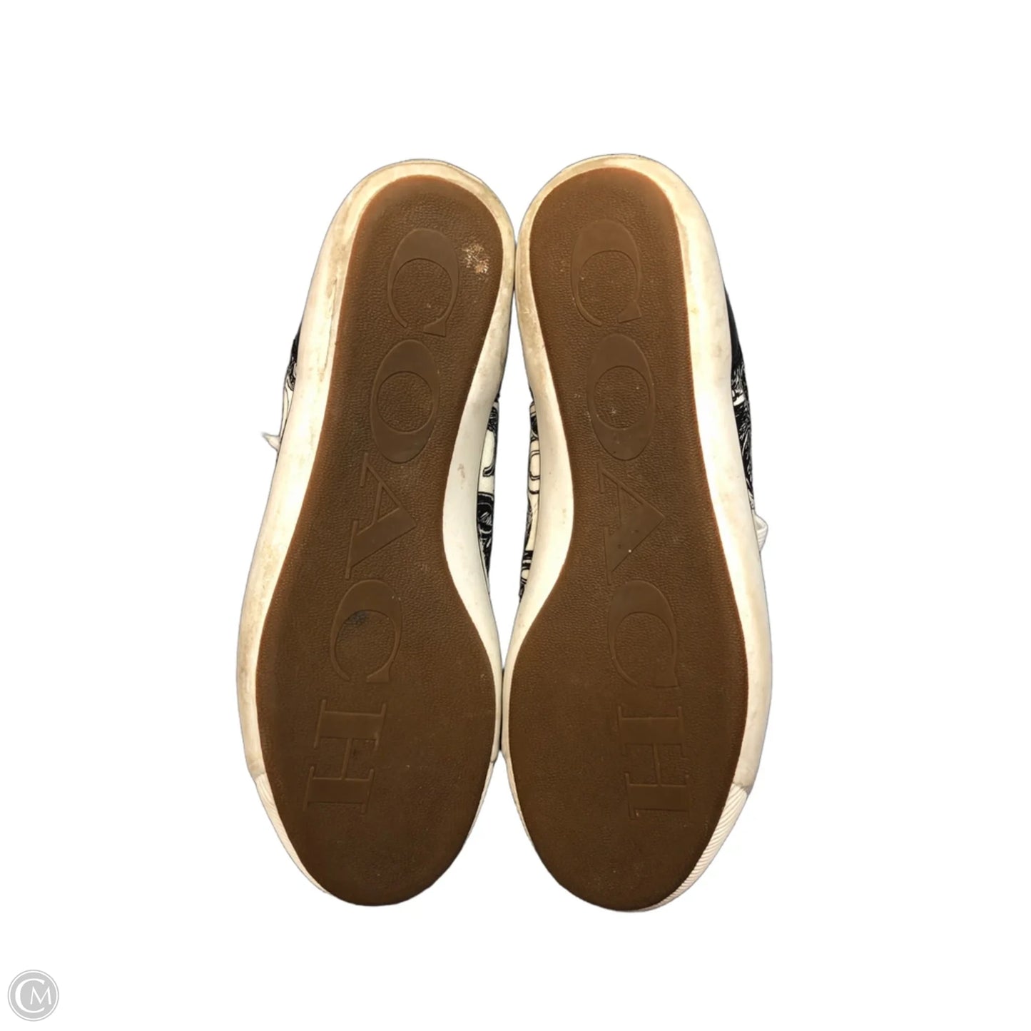 Shoes Designer By Coach In Black & White, Size: 10