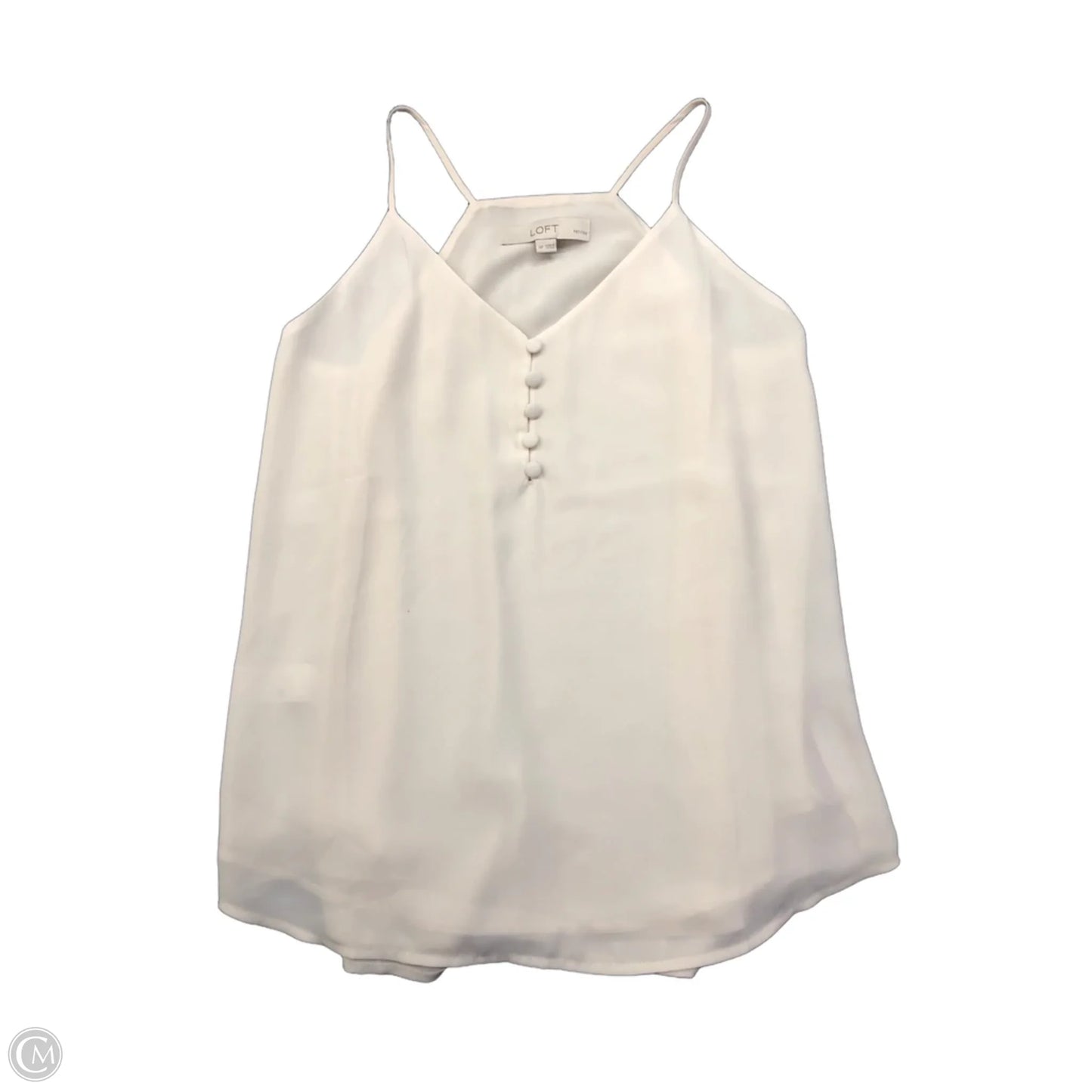 Tank Top By Loft In Cream, Size: S