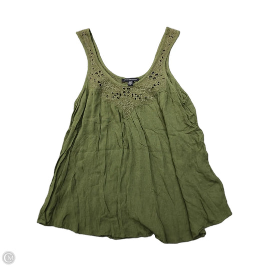 Tank Top By American Eagle In Green, Size: Xs