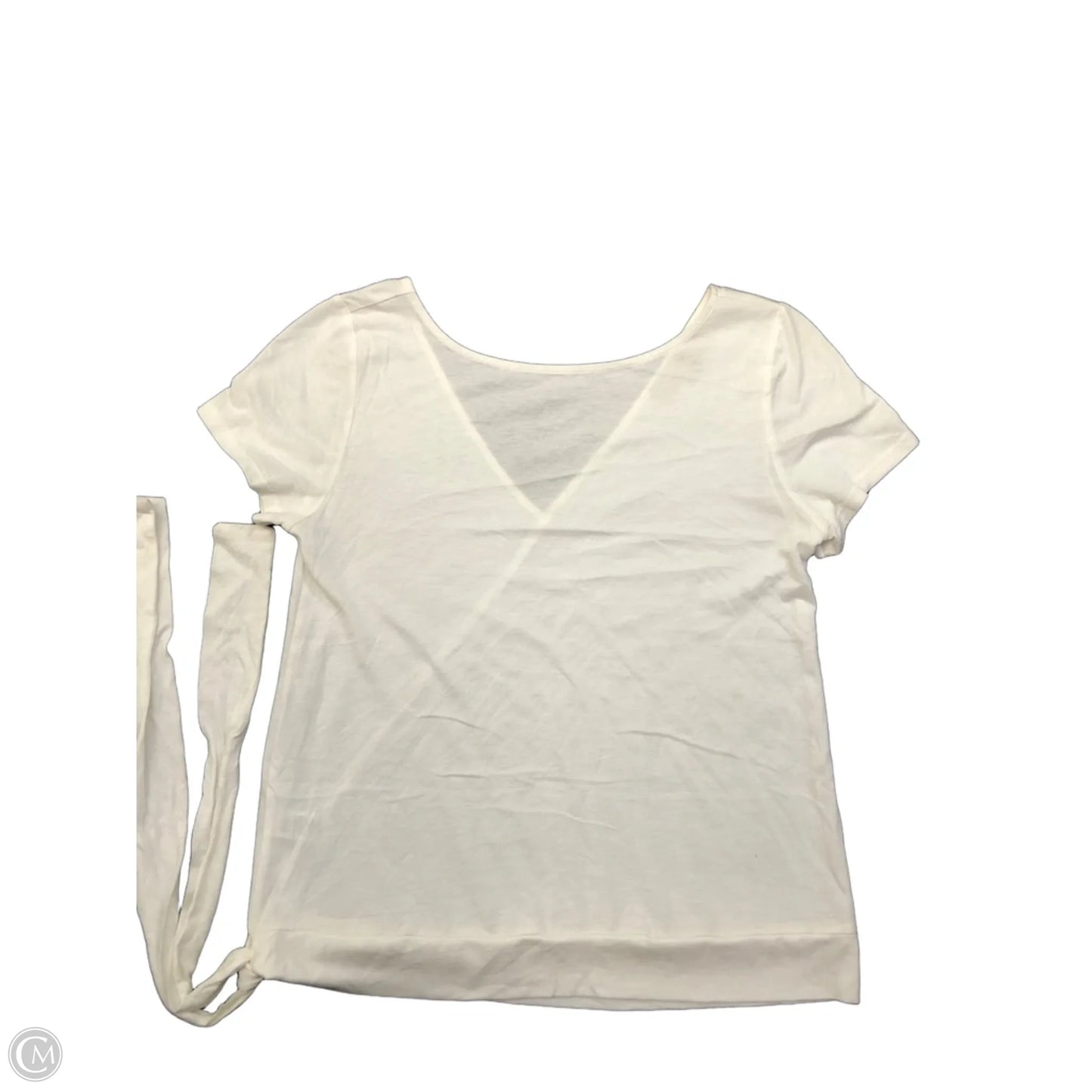 Top Short Sleeve Basic By Loft In White, Size: Xs