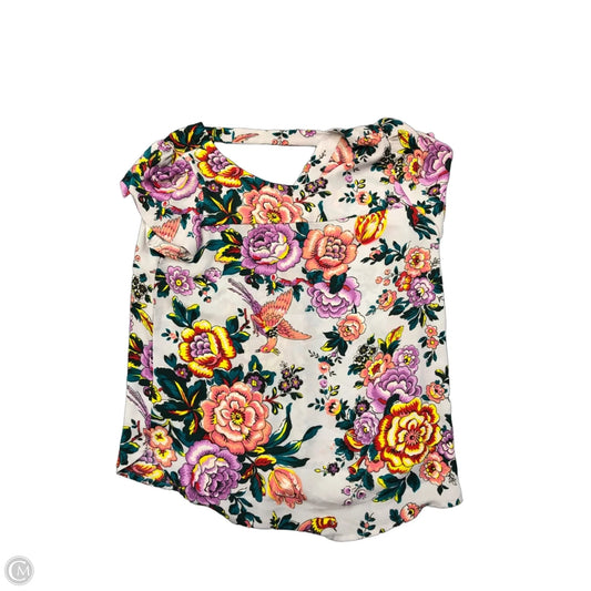 Top Short Sleeve By Loft In Purple, Size: Xsp