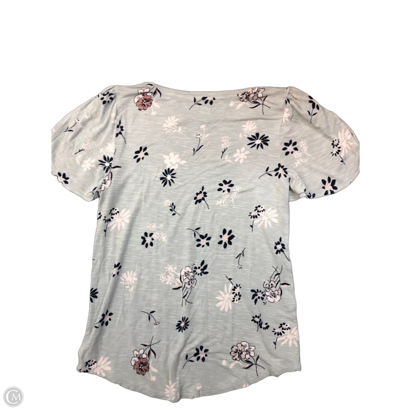 Top Short Sleeve By Loft In Green, Size: Xs