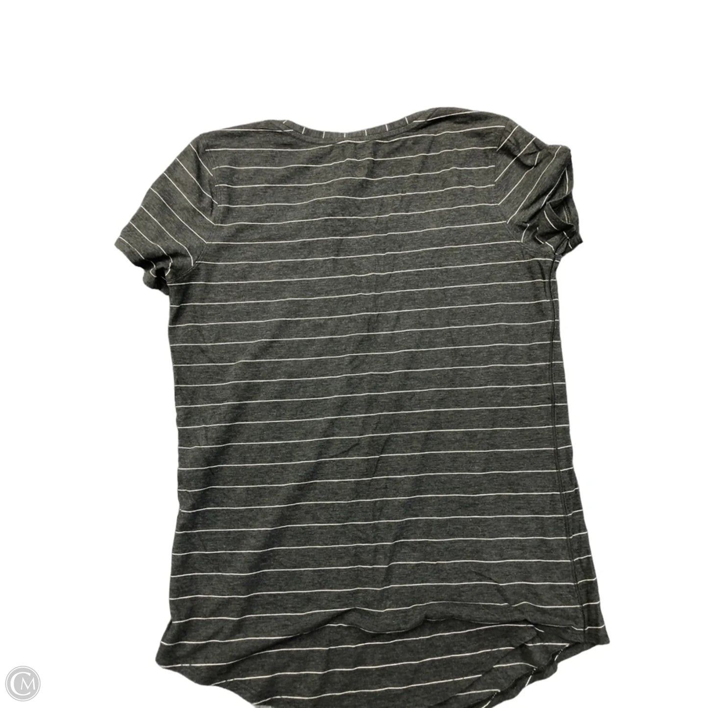 Top Short Sleeve By Lululemon In Grey, Size: 4