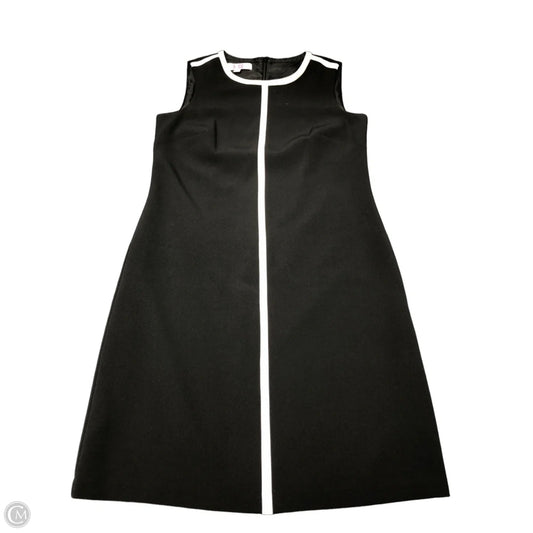 Dress Party Midi By Clothes Mentor In Black & Cream, Size: 6